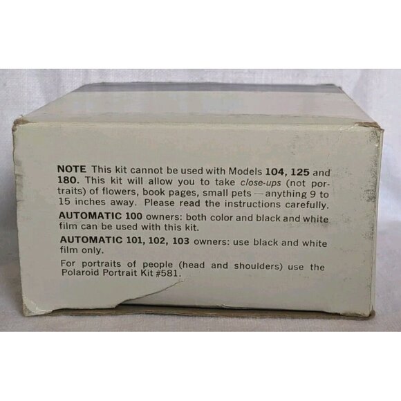 Polaroid Close Up Kit #583 Attachment For Color Pack Cameras Accessory Lens Vtg - Picture 10 of 14